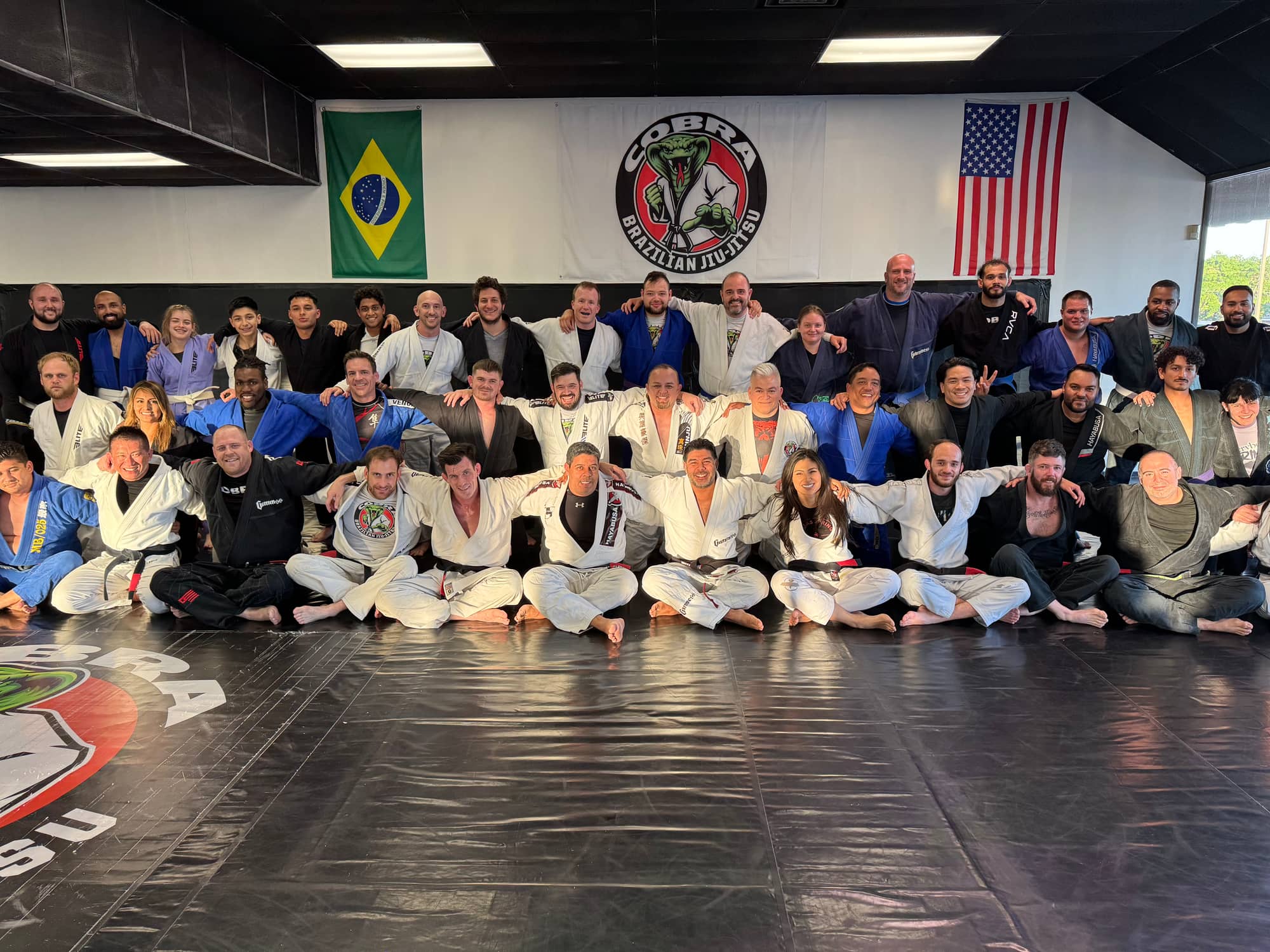 Cobra BJJ students and instructors in Plano